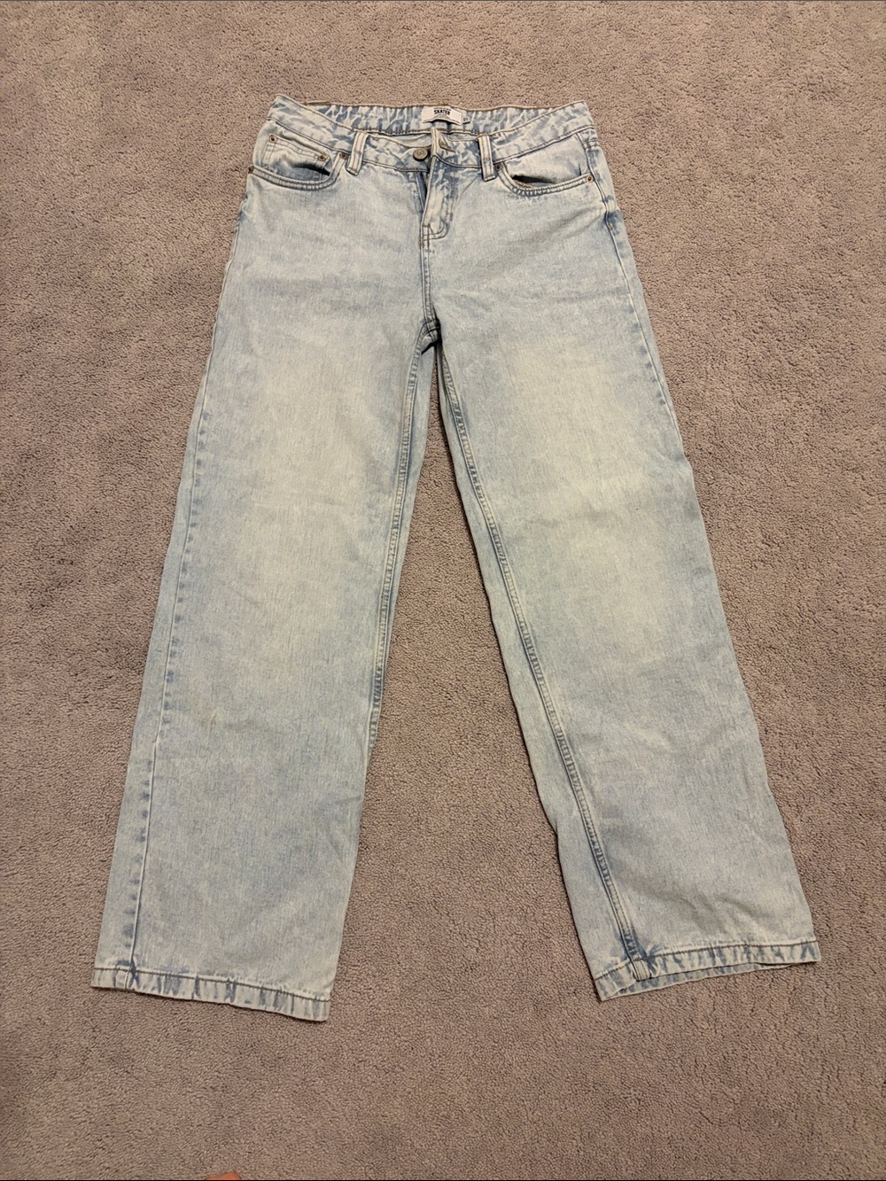 Refuge Light Blue Wide-Leg Jeans